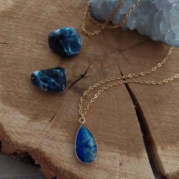 Naszyjnik z lapis lazuli 